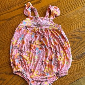 Posh Peanut Floral Bubble 2T